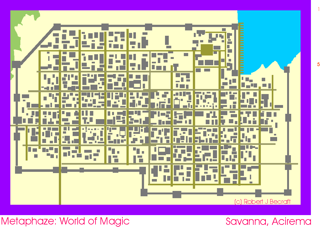 Map of Savanna