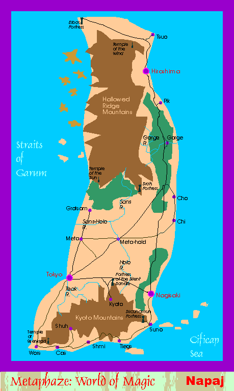 Map of Napaj